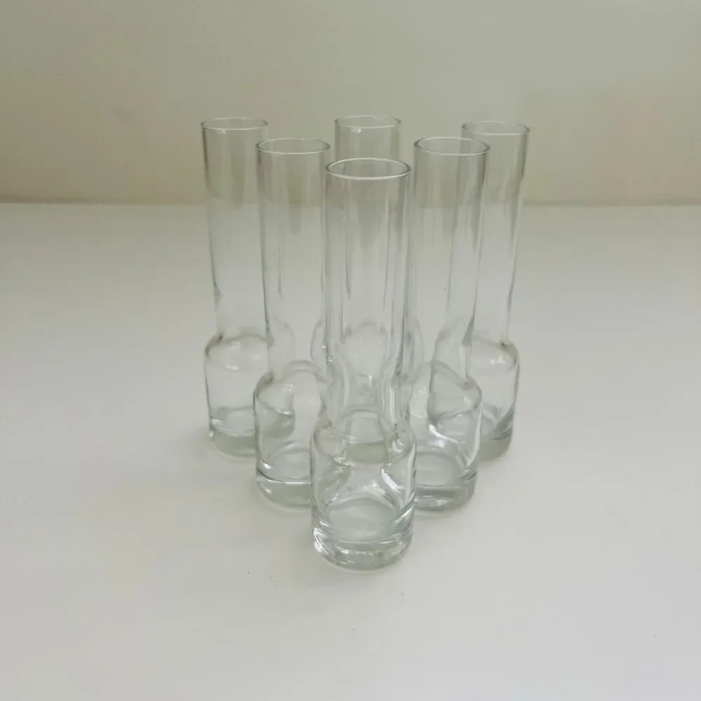 PAUL REVERE 7 Pc Crystal Vodka Shot Glasses Set & Ice Cooler